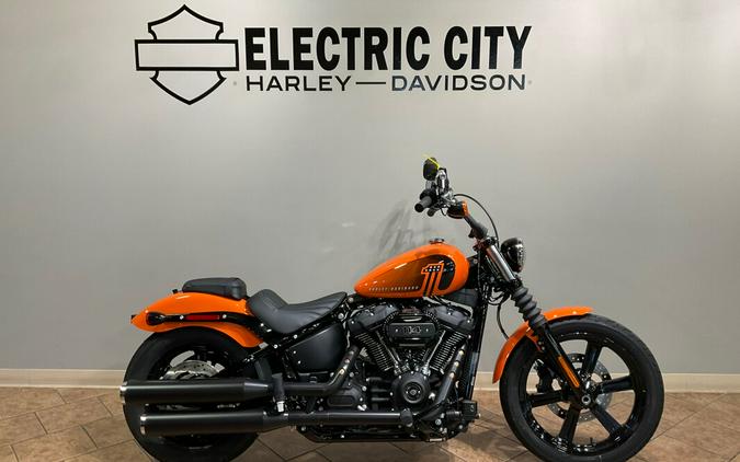 2024 Harley-Davidson Street Bob 114 Baja Orange FXBBS