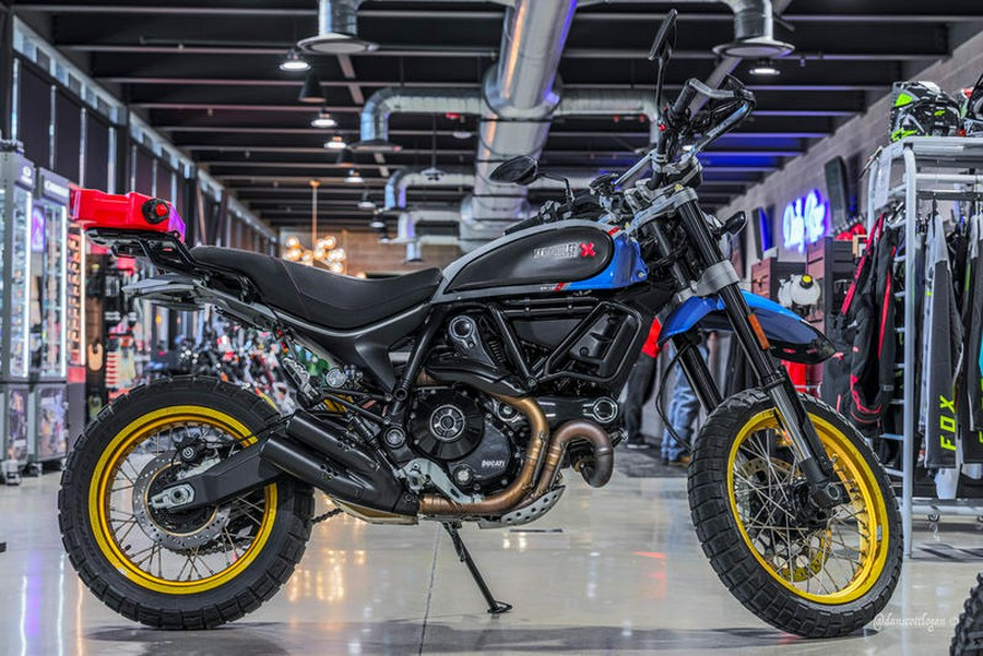 2022 Ducati Scrambler Desert Sled Sparking Blue