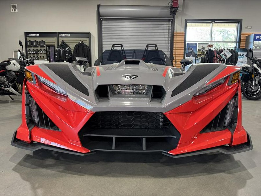 2026 Polaris Slingshot® R Manual Radiant Gray with Indy Red Pearl