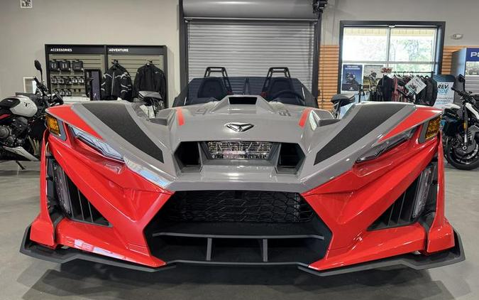 2026 Polaris Slingshot® R Manual Radiant Gray with Indy Red Pearl