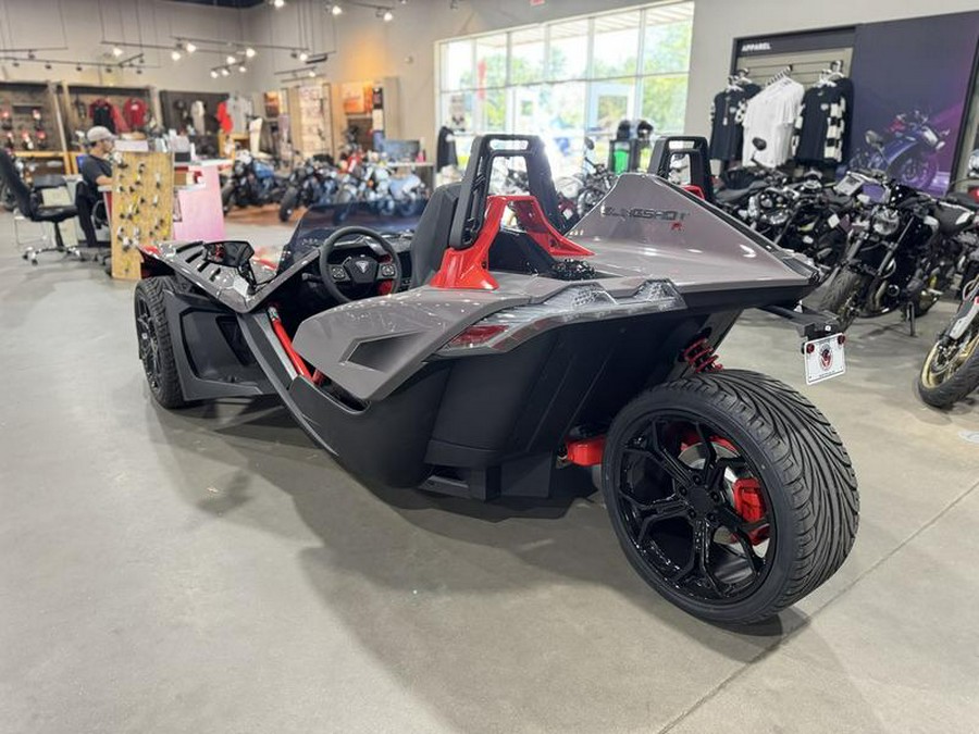 2026 Polaris Slingshot® R Manual Radiant Gray with Indy Red Pearl