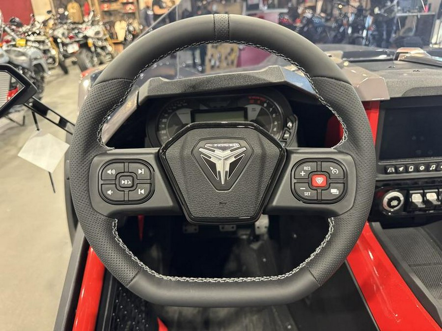 2026 Polaris Slingshot® R Manual Radiant Gray with Indy Red Pearl