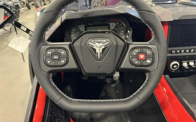 2026 Polaris Slingshot® R Manual Radiant Gray with Indy Red Pearl