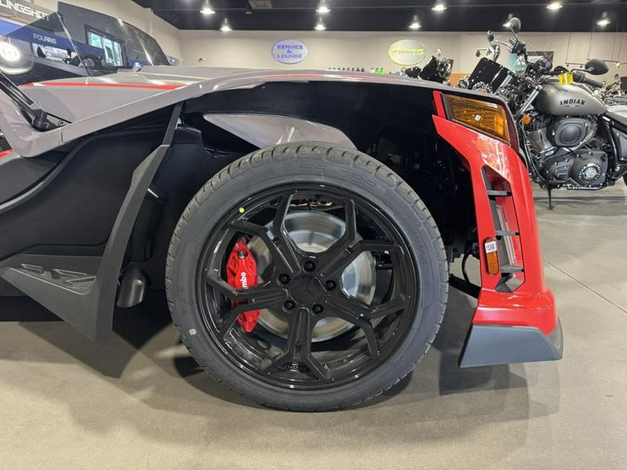 2026 Polaris Slingshot® R Manual Radiant Gray with Indy Red Pearl