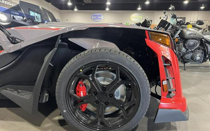 2026 Polaris Slingshot® R Manual Radiant Gray with Indy Red Pearl