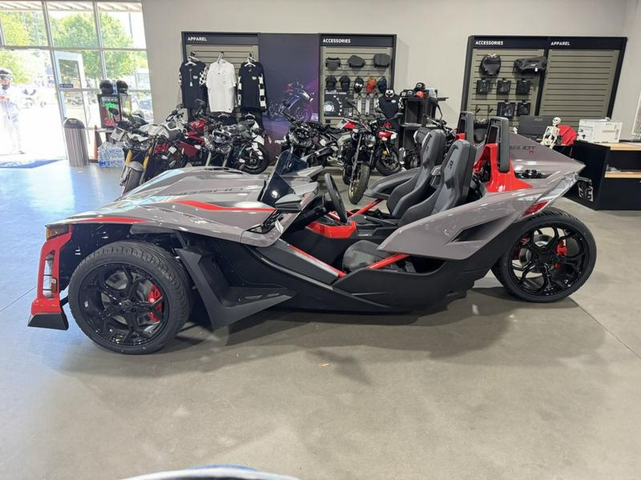 2026 Polaris Slingshot® R Manual Radiant Gray with Indy Red Pearl