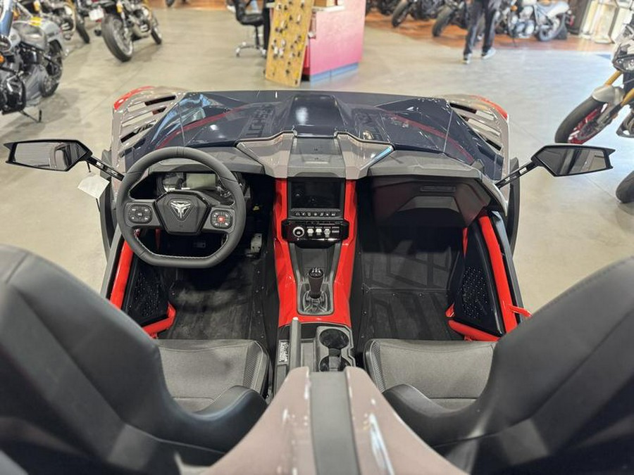 2026 Polaris Slingshot® R Manual Radiant Gray with Indy Red Pearl
