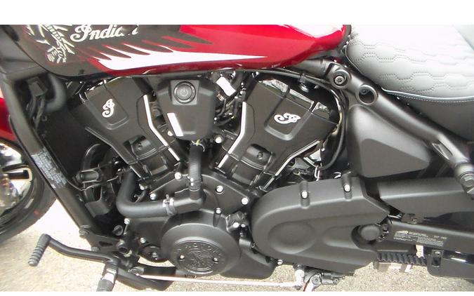 2025 Indian Motorcycle 101 SCOUT, MRN MTLC W/GRFX, TEC, 49ST Base