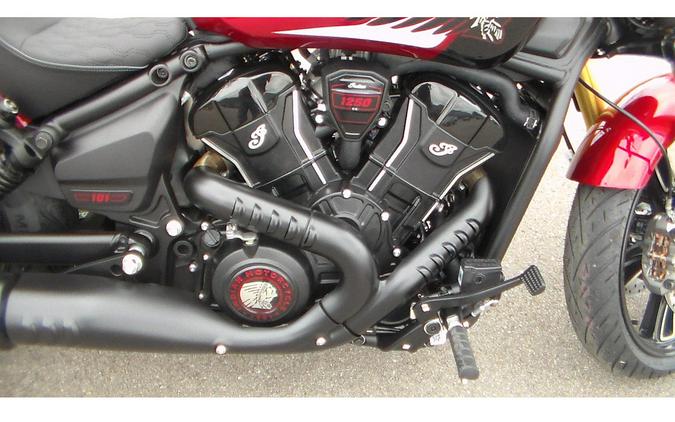 2025 Indian Motorcycle 101 SCOUT, MRN MTLC W/GRFX, TEC, 49ST Base