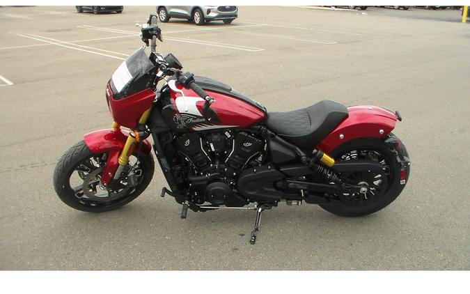 2025 Indian Motorcycle 101 SCOUT, MRN MTLC W/GRFX, TEC, 49ST Base