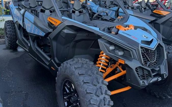 2026 Can-Am® Maverick X3 MAX DS Turbo RR Scandi Blue & Orange Crush