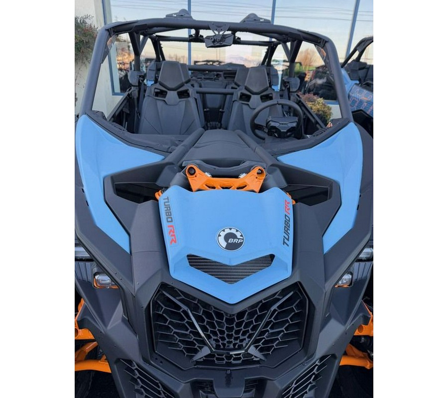 2026 Can-Am® Maverick X3 MAX DS Turbo RR Scandi Blue & Orange Crush