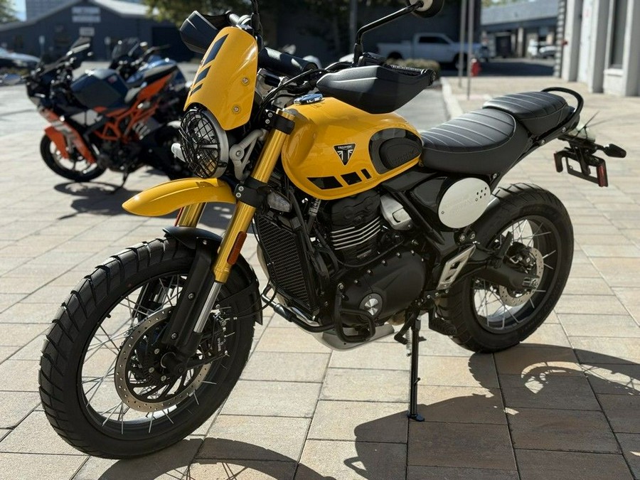 2026 Triumph Scrambler 400 XC Racing Yellow