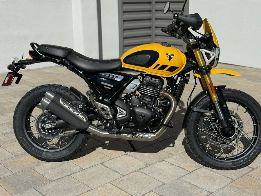 2026 Triumph Scrambler 400 XC Racing Yellow