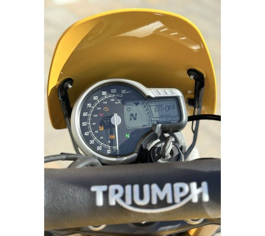 2026 Triumph Scrambler 400 XC Racing Yellow