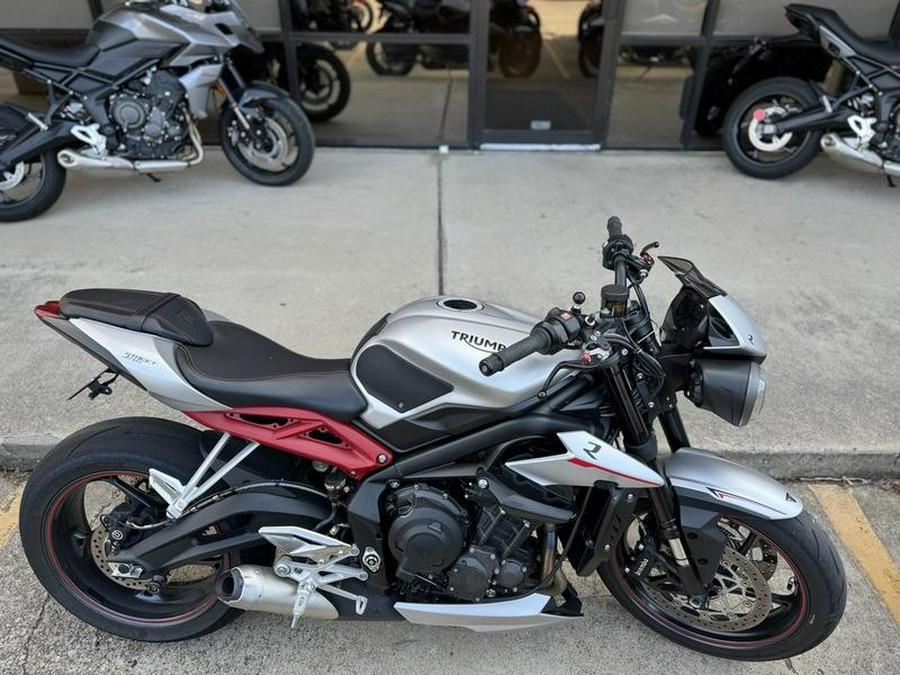 2018 Triumph Street Triple R Matte Aluminium Silver