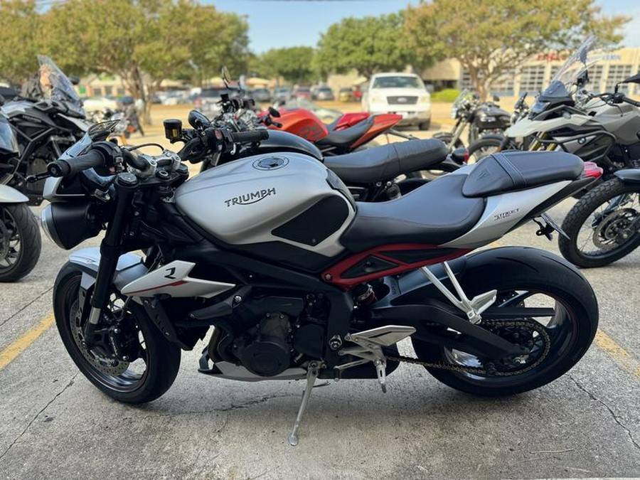 2018 Triumph Street Triple R Matte Aluminium Silver