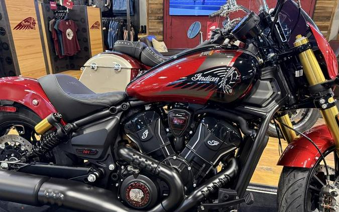2026 Indian Motorcycle® 101 Scout® Sunset Red Metallic