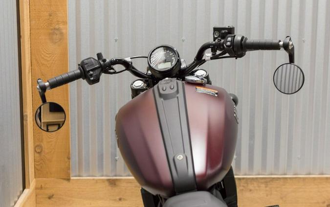 2026 Indian Scout Bobber Maroon Metallic Smoke
