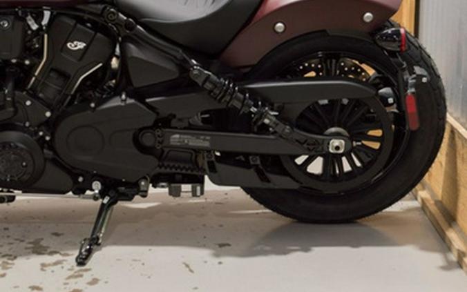2026 Indian Scout Bobber Maroon Metallic Smoke