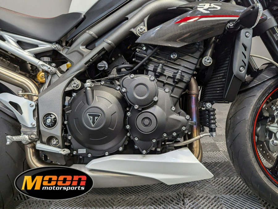 2019 Triumph Speed Triple RS Crystal White Metallic