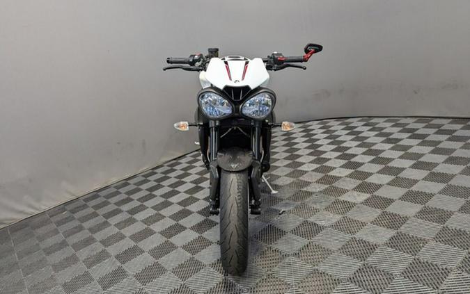 2019 Triumph Speed Triple RS Crystal White Metallic