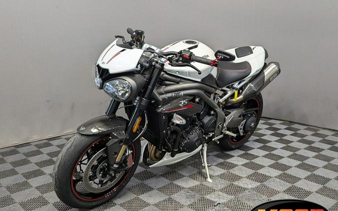 2019 Triumph Speed Triple RS Crystal White Metallic