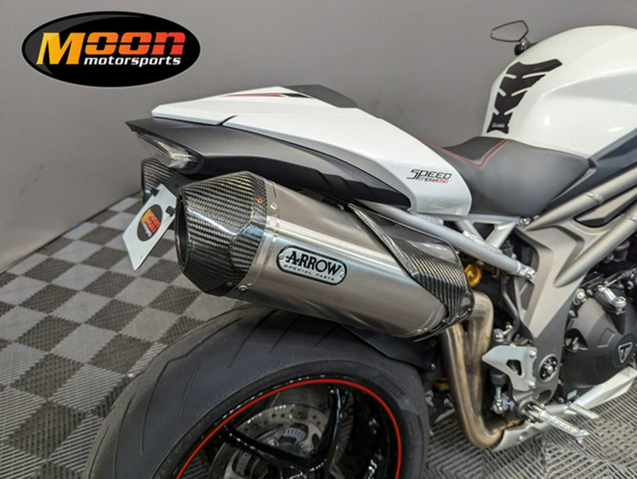 2019 Triumph Speed Triple RS Crystal White Metallic