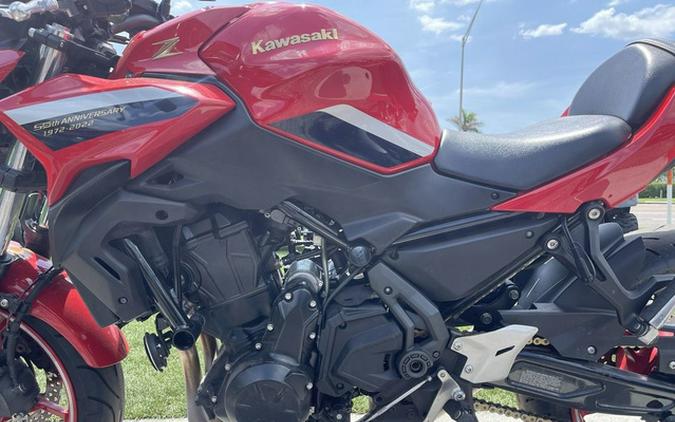 2022 Kawasaki Z650 50th Anniversary ABS