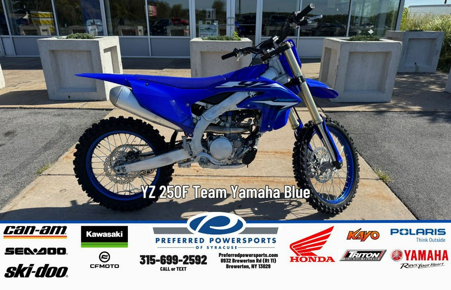 2026 Yamaha YZ 250F Team Yamaha Blue