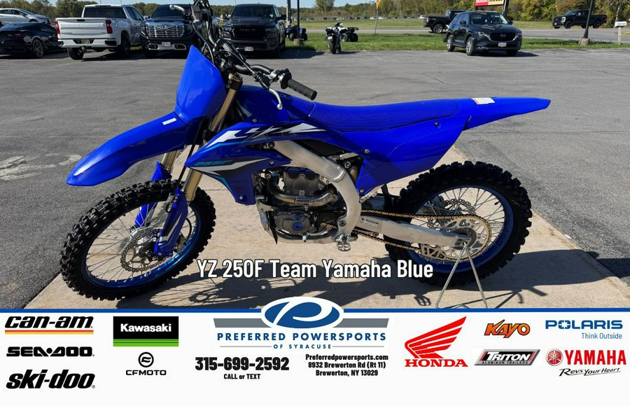 2026 Yamaha YZ 250F Team Yamaha Blue