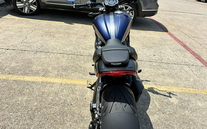 2025 Triumph Rocket 3 Storm R Satin Pacific Blue and Matte Sapphire Black