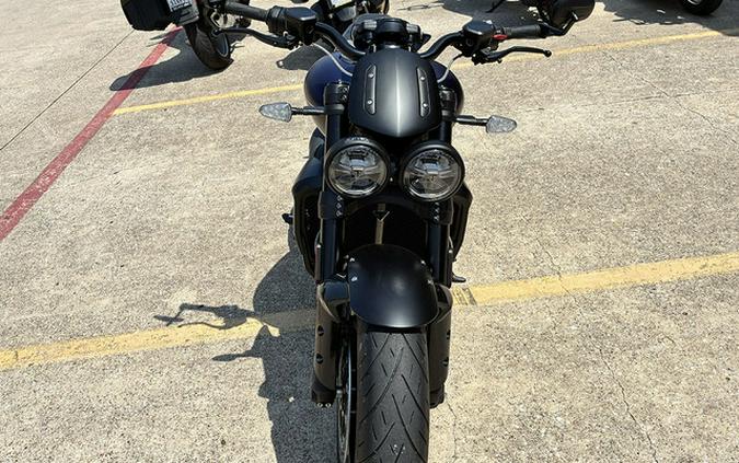 2025 Triumph Rocket 3 Storm R Satin Pacific Blue and Matte Sapphire Black