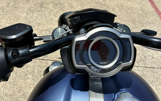 2025 Triumph Rocket 3 Storm R Satin Pacific Blue and Matte Sapphire Black
