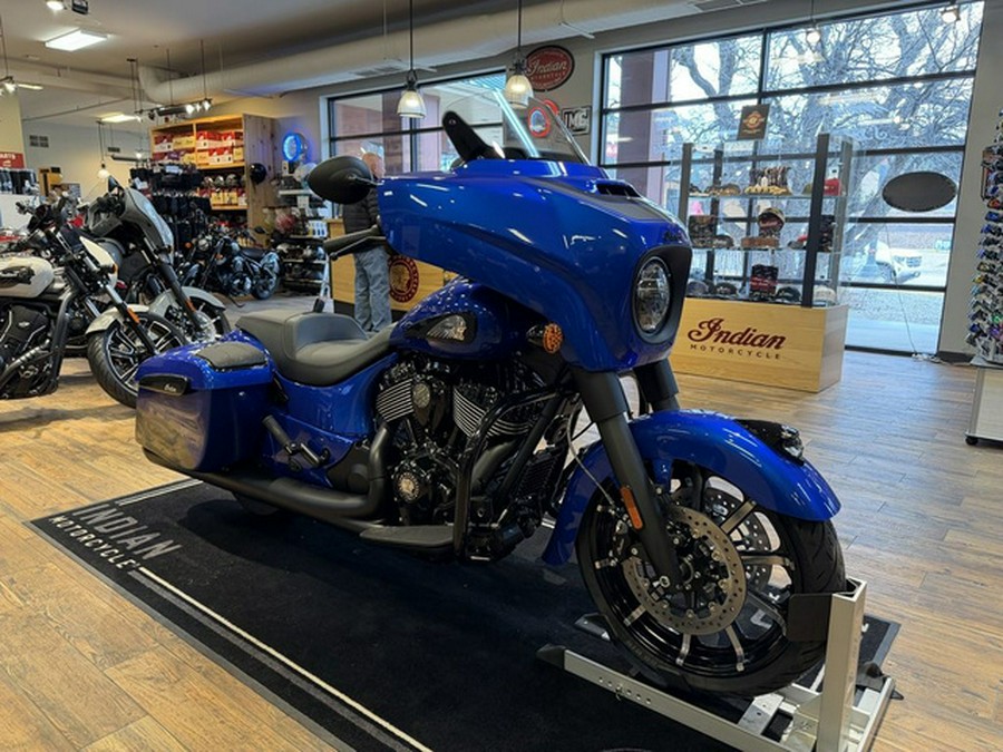 2026 Indian Chieftain Dark Horse W/Powerband Audio Deep Blue