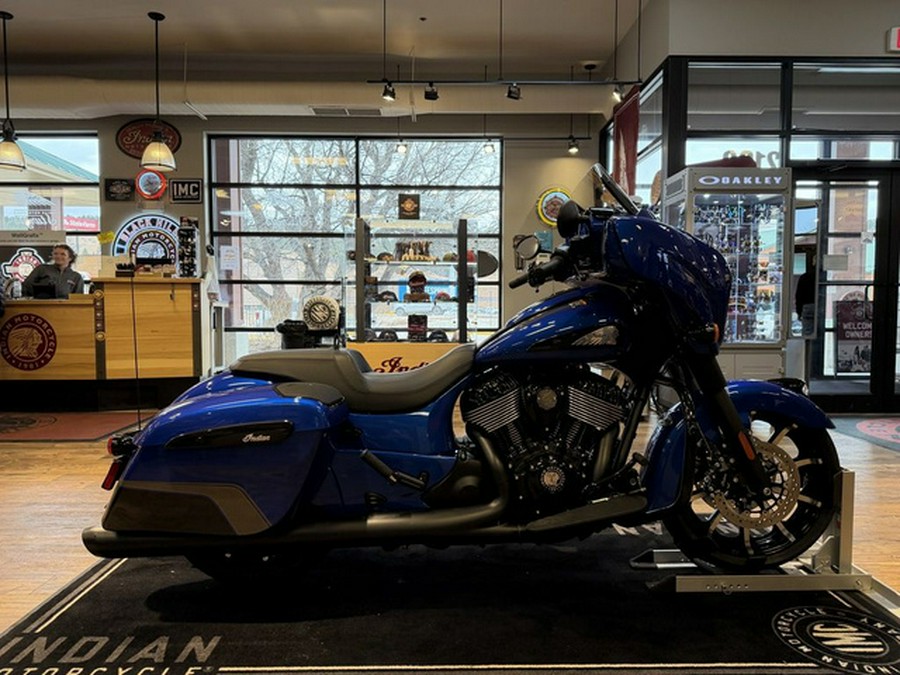 2026 Indian Chieftain Dark Horse W/Powerband Audio Deep Blue