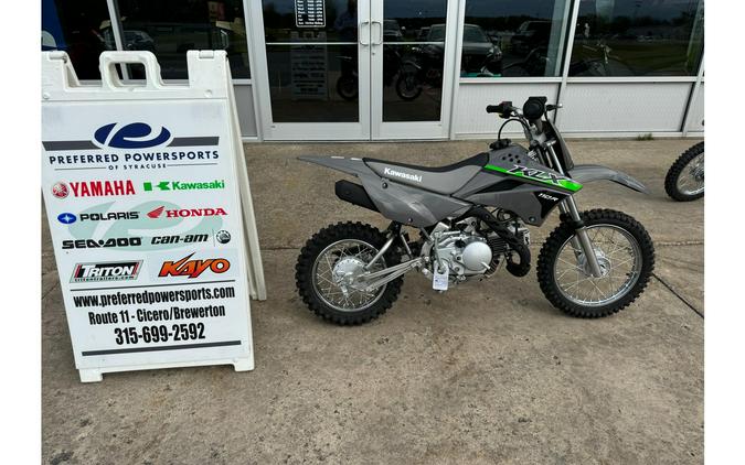 2024 Kawasaki KLX 110R Battle Gray