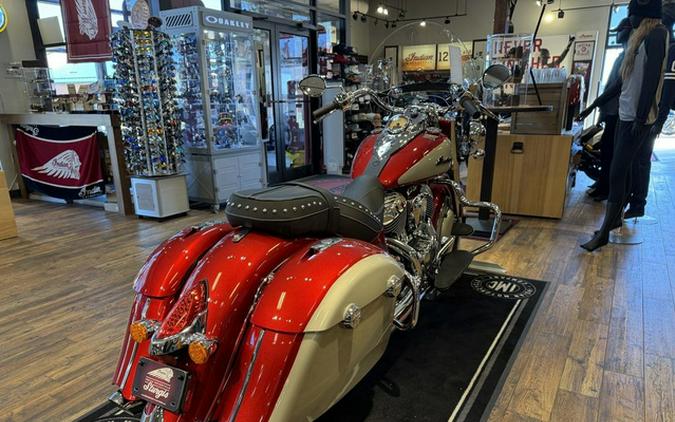 2026 Indian Springfield Sunset Red Metallic / Silver Quartz M