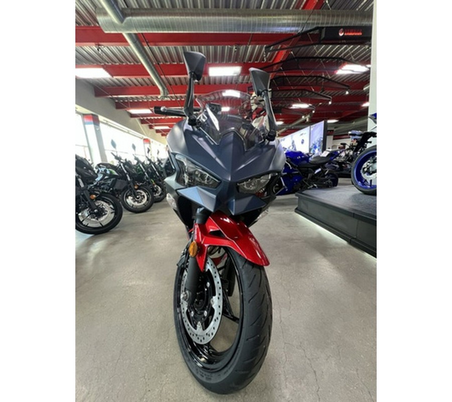 2026 Kawasaki Ninja 500 ABS Metallic Matte Twilight Blue