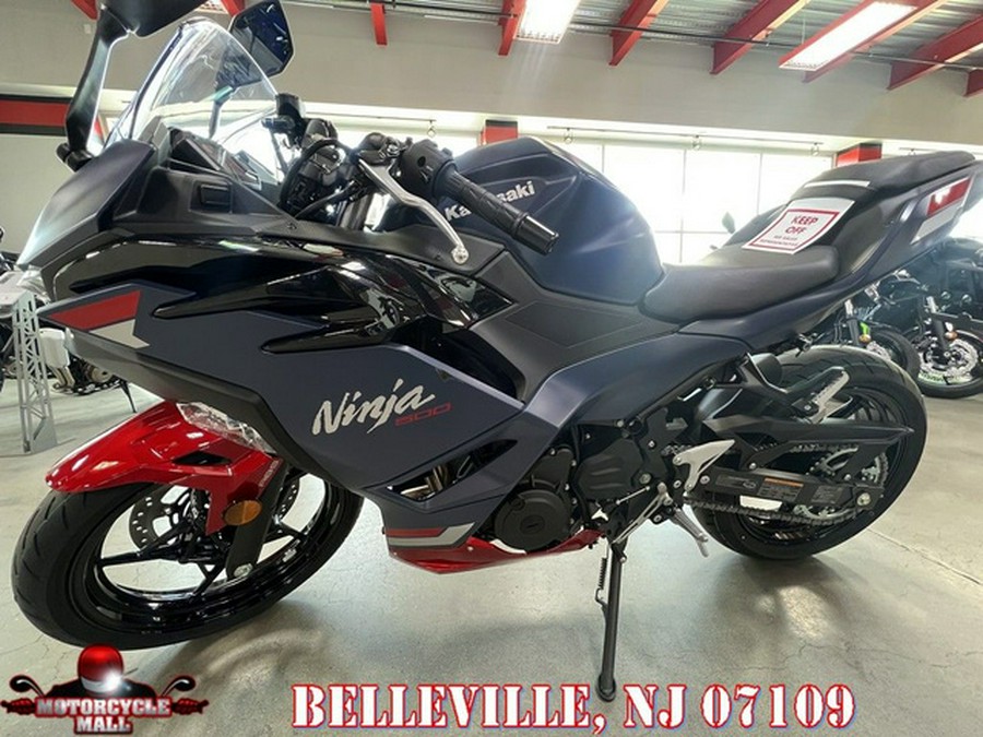 2026 Kawasaki Ninja 500 ABS Metallic Matte Twilight Blue