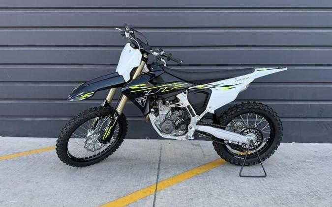 2026 Triumph TF 450-X Jet Black/Pure White