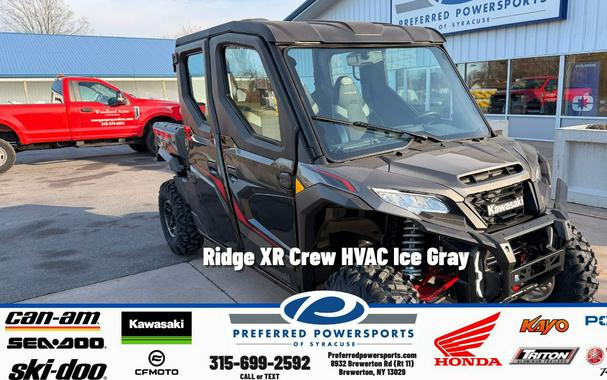 2025 Kawasaki Ridge XR Crew HVAC Ice Gray