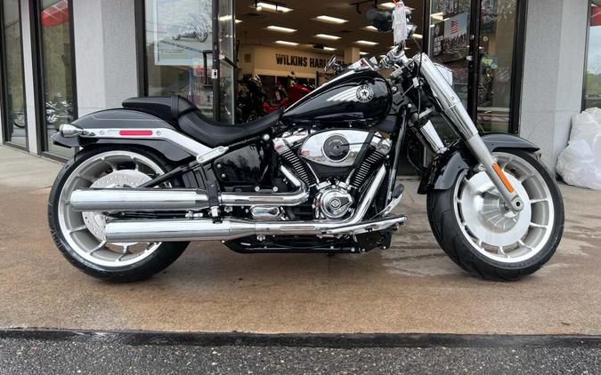 New 2026 Harley-Davidson FLFB Fat Boy in Vivid Black with 10 miles