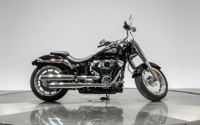 New 2026 Harley-Davidson FLFB Fat Boy in Vivid Black with 10 miles
