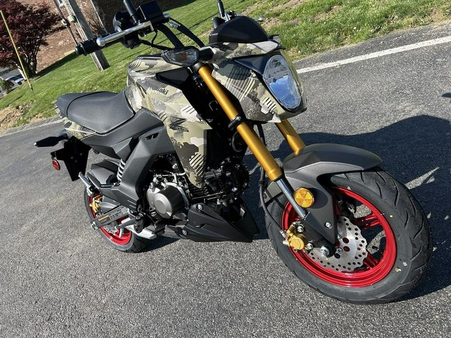 2025 Kawasaki Z125 PRO Cypher Camo Beige