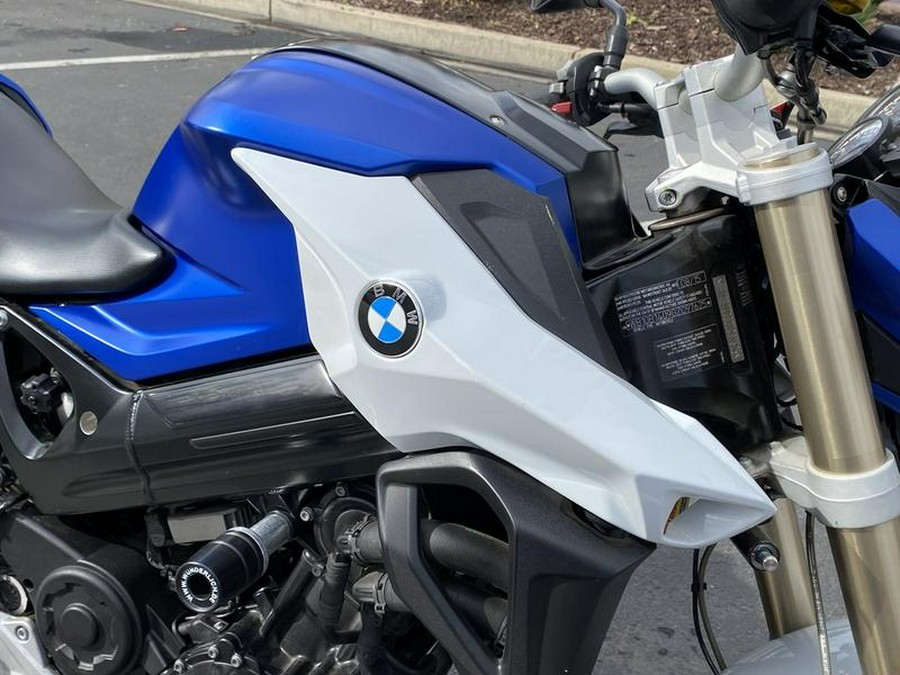 2016 BMW F 800 R Racing Blue Metallic Matte / Light White