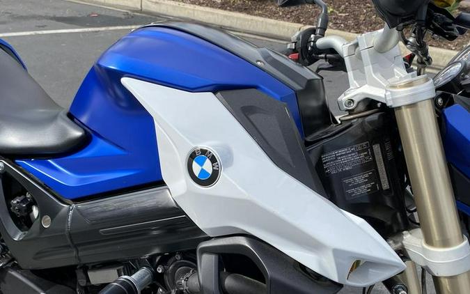 2016 BMW F 800 R Racing Blue Metallic Matte / Light White