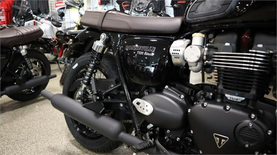 2023 Triumph Bonneville T120 Black Jet Black