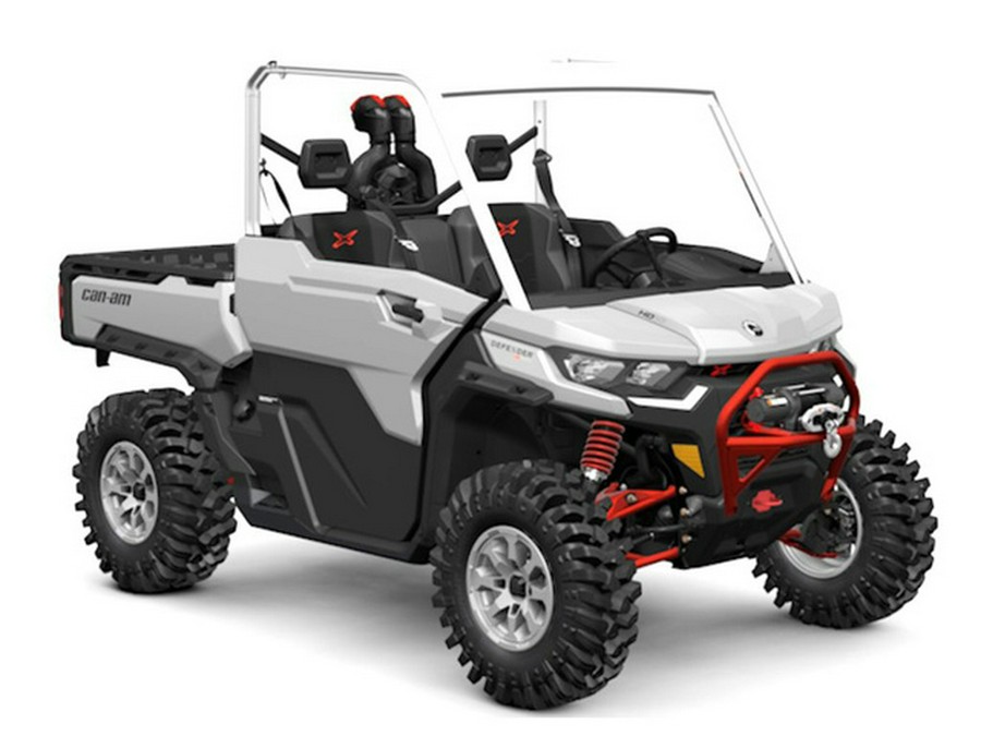 2025 Can-Am Defender X Mr With Half-Doors HD10 Hyper Silver &