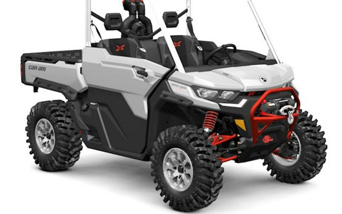 2025 Can-Am Defender X Mr With Half-Doors HD10 Hyper Silver &